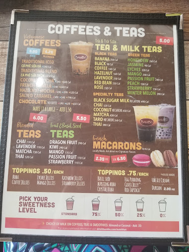 Menu Pho Bo Bambu Cypress - 0