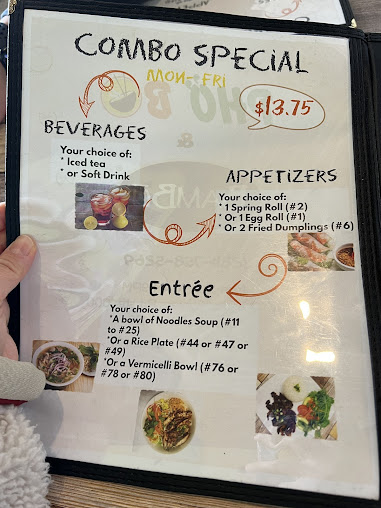 Menu Pho Bo Bambu Cypress - 3