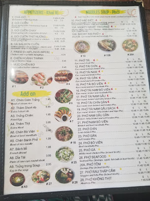 Menu Pho Bo Bambu Cypress - 6