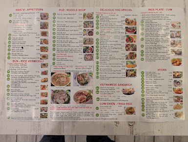 Menu Pho Delicious Vietnamese Restaurant Chicago Il - 6