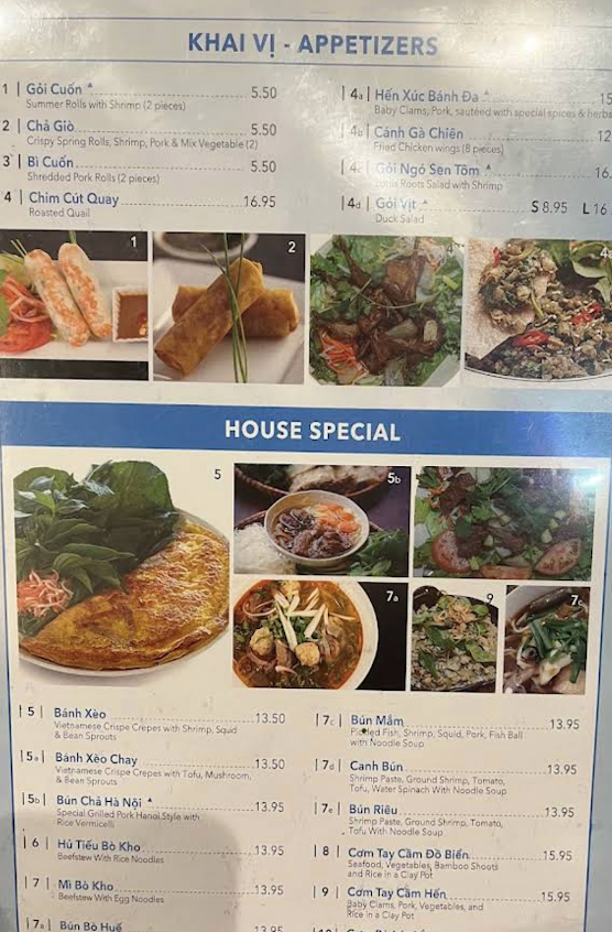 Menu Pho Duong Banh Mi More - 4