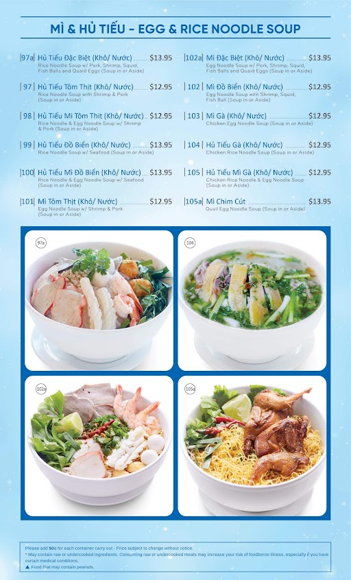 Menu Pho Duong Banh Mi More - 6