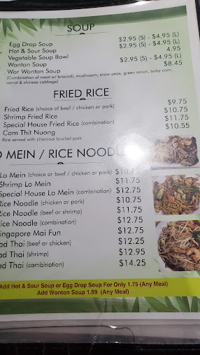 Menu Pho Garden Vietnamese Chinese Cuisine - 0