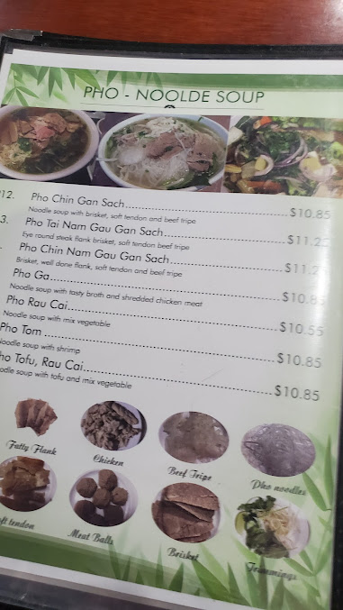Menu Pho Garden Vietnamese Chinese Cuisine - 3