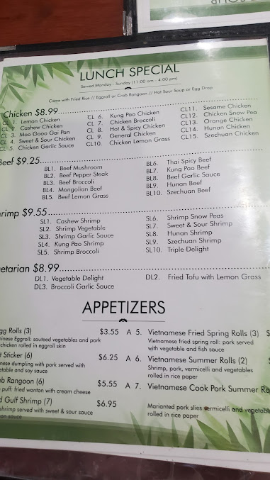 Menu Pho Garden Vietnamese Chinese Cuisine - 7