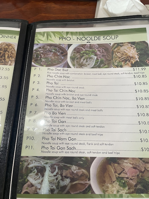 Menu Pho Garden Vietnamese Chinese Cuisine - 9
