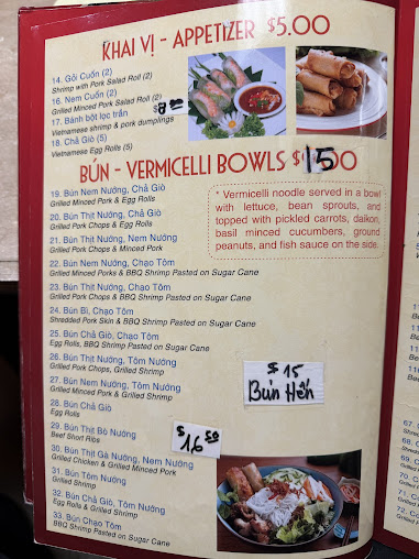 Menu Pho My Chau Restaurant - 4