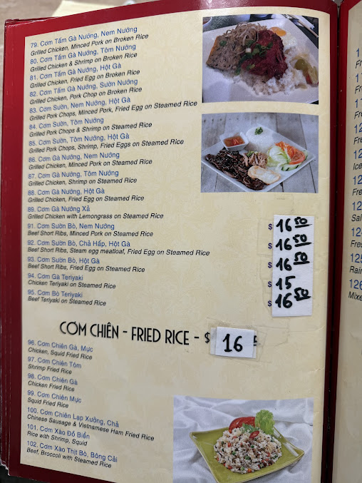 Menu Pho My Chau Restaurant - 6