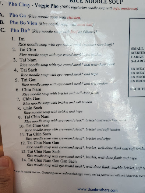 Menu Pho Than Brothers Seattle - 0