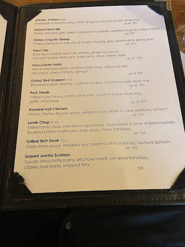 Menu Phoebe's Restaurant & Coffee Lounge - 1