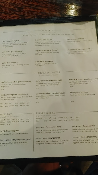 Menu Phuket Thai Cafe - 2