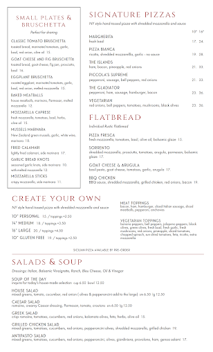 Menu Piccola Italia - 0