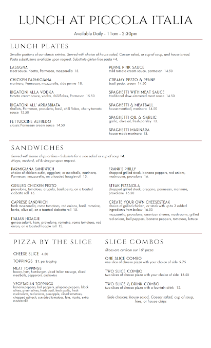 Menu Piccola Italia - 5
