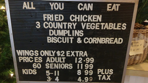 Menu Pickett House Restaurant - 0
