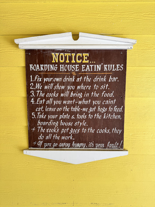 Menu Pickett House Restaurant - 1