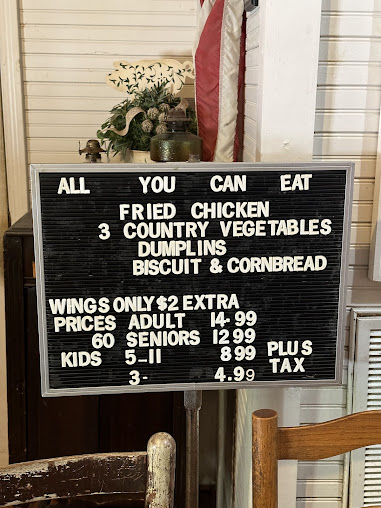 Menu Pickett House Restaurant - 2