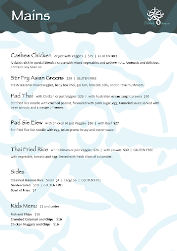 Menu Pickled Octopus Seafood & Thai Cafe - 3