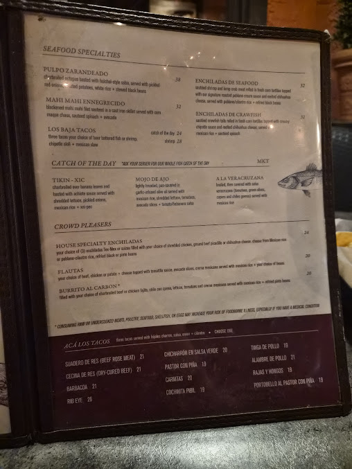 Menu Picos Restaurant - 3