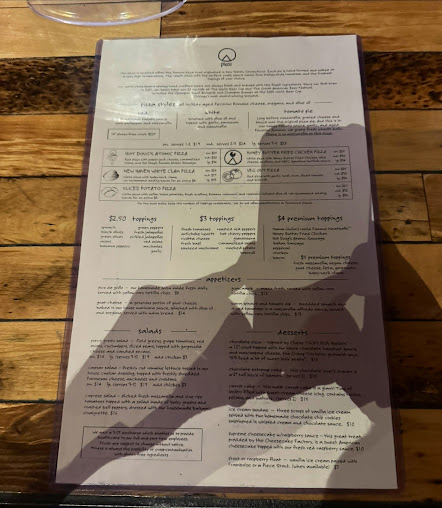 Menu Piece Pizzeria And Brewery - 8