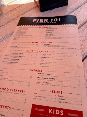 Menu Pier 101 Restaurant Bar - 8