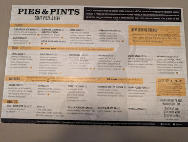 Menu Pies Pints Lexington Ky - 0