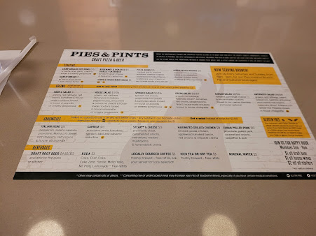 Menu Pies Pints Lexington Ky - 2
