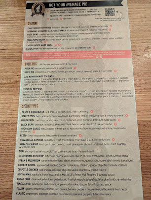 Menu Pies Pints Lexington Ky - 7