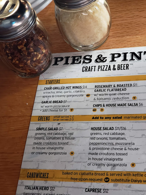 Menu Pies Pints Noblesville In - 5