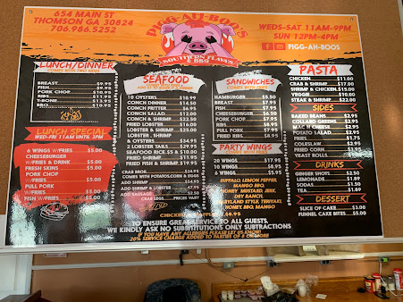 Menu Pigg Ah Boos Southern Flavas And Bbq - 7