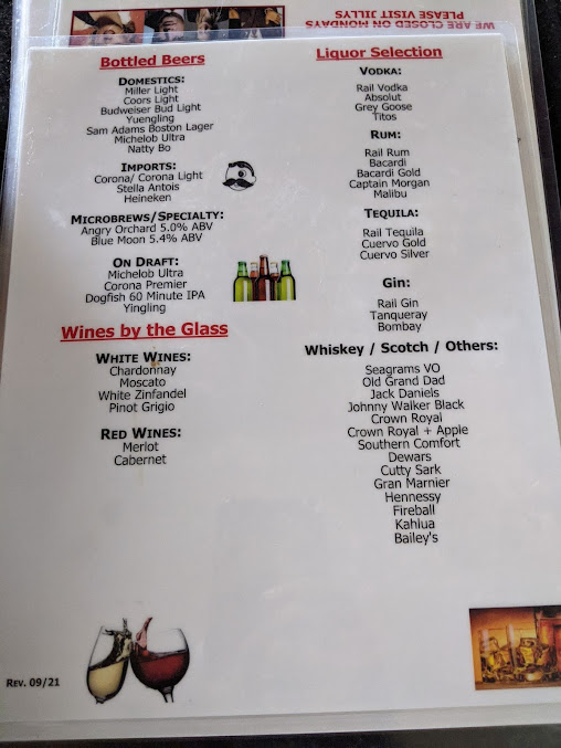Menu Pikes Cinema Bar And Grill - 7