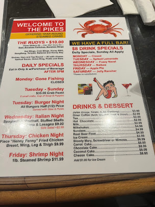 Menu Pikes Cinema Bar And Grill - 9