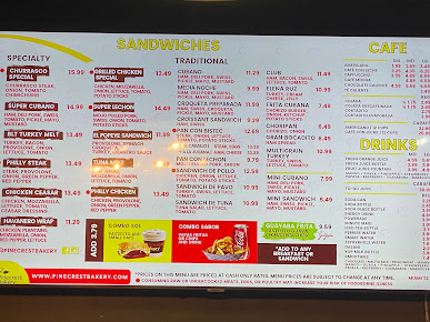 Menu Pinecrest Bakery Miami Beach - 9