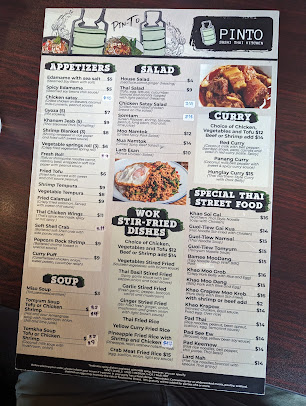Menu Pinto Sushi Thai Kitchen - 1