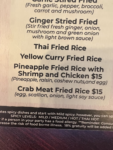 Menu Pinto Sushi Thai Kitchen - 3