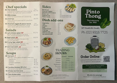 Menu Pinto Thong Thai Restaurant - 5