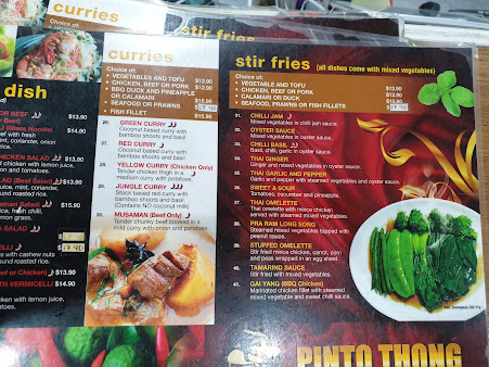 Menu Pinto Thong Thai Restaurant - 6