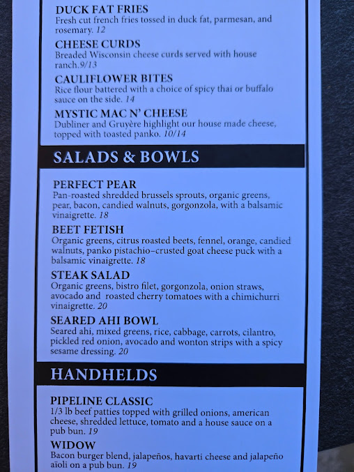 Menu Pipeline Craft Taps Kitchen Redding - 0