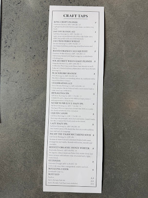Menu Pipeline Craft Taps Kitchen Redding - 5