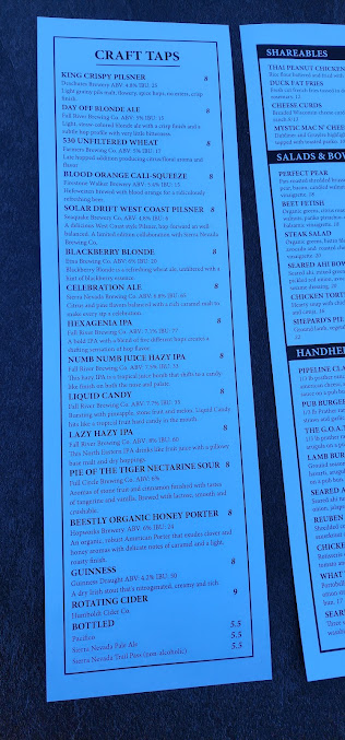 Menu Pipeline Craft Taps Kitchen Redding - 6