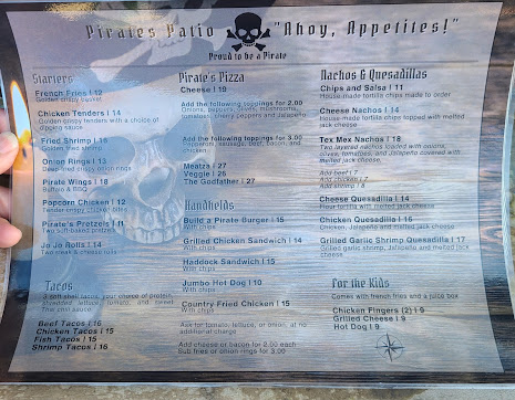 Menu Pirates Patio And Galley - 0