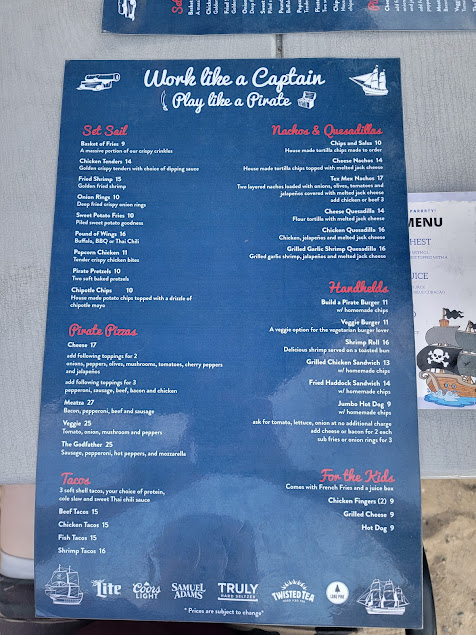 Menu Pirates Patio And Galley - 2