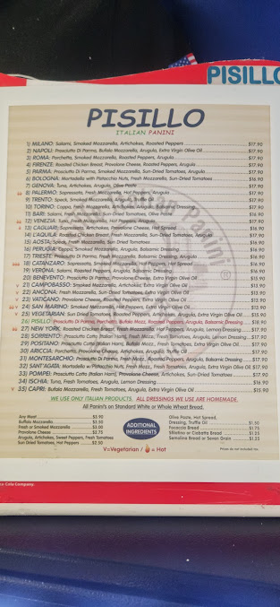 Menu Pisillo Italian Panini Fidi - 7