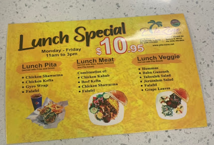 Menu Pita Zone Mediterranean Grill - 1
