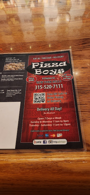 Menu Pizza Boys - 9