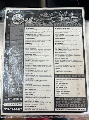 Menu Pizza Factory Daytons Original - 3