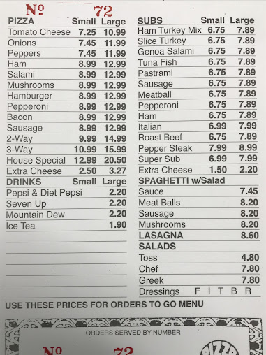 Menu Pizza Roma Lake City - 0