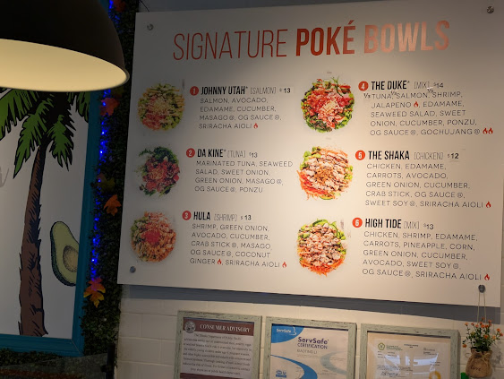 Menu Poke Bros Woodfield Village Green - 6