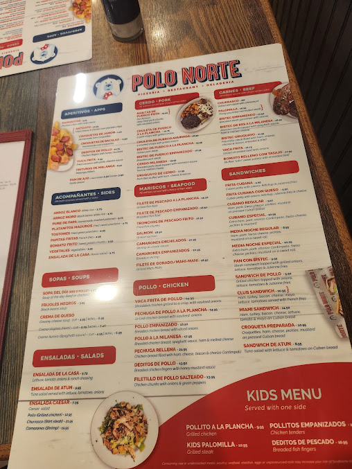 Menu Polo Norte Kendall - 8
