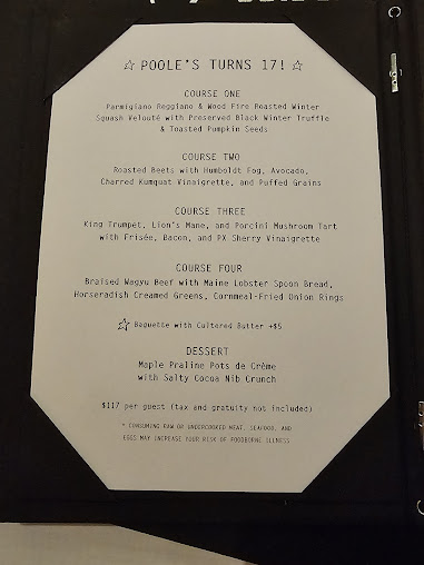 Menu Poole's - 8