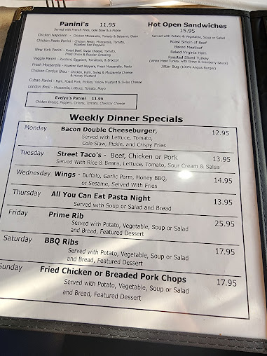 Menu Port Ewen Diner - 0